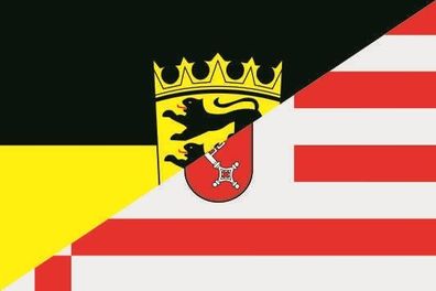 Fahne Flagge Baden-Würtemberg-Bremen Premiumqualität