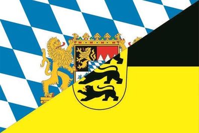 Fahne Flagge Bayern-Baden-Württemberg Premiumqualität