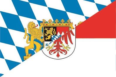 Fahne Flagge Bayern-Brandenburg Premiumqualität