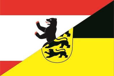 Fahne Flagge Berlin-Baden-Württemberg Premiumqualität