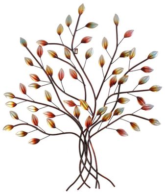 Wandbild Baum aus Metall - Dekoration