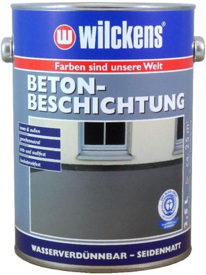 Wilckens 2,5l Betonbeschichtung Rotbraun Beton Boden Estrich Farbe Beschichtung
