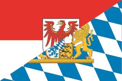 Fahne Flagge Brandenburg-Bayern Premiumqualität