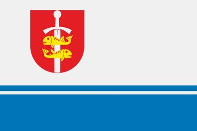 Fahne Flagge Gdynia Gdingen (Polen) Premiumqualität