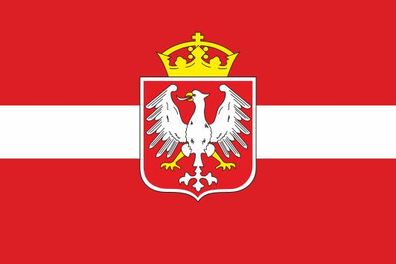 Fahne Flagge Gniezno Gnesen (Polen) Premiumqualität