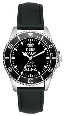 Geschenk für Alfa Romeo Fans Fahrer Kiesenberg Uhr L-1646