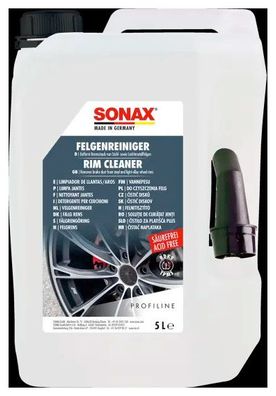 SONAX 02305000 Felgenreiniger säurefrei 5L Felgen Reiniger für Stahl & Alu Felgen