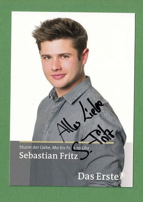 Sebastian Fritz ( Sturm der Liebe ) - persönlich signiert