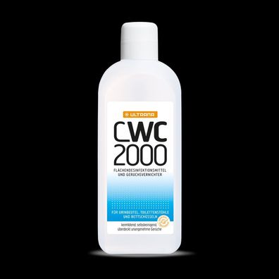 Ultrana - CWC2000 Desinfektionsmittel, Geruchsneutralisierer 500ml Flasche