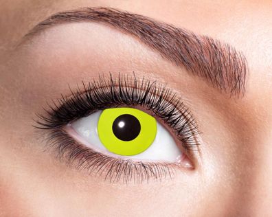 Kontaktlinse mit Sehstärke Yellow Crow Eye