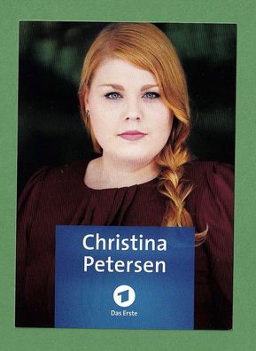 Christina Petersen (In aller Freundschaft) - Autogrammkarte