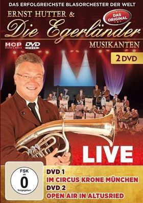 Ernst Hutter Live Im Circus Krone München Open Air in Altusried 2 DVD's