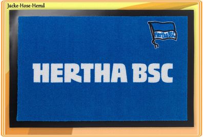 Fußmatte Hertha BSC Fahne Logo Gr. 60x40cm