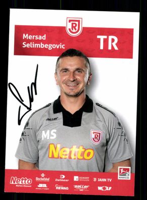 Mersad Selimbegovic Autogrammkarte Jahn Regensburg 2020-21 Original Signiert