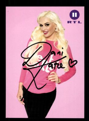 Daniela Katzenberger RTL II Autogrammkarte Original Signiert ## BC 183946