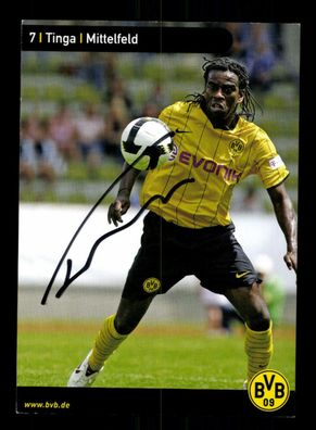 Tinga Autogrammkarte Borussia Dortmund 2008-09 Original Signiert