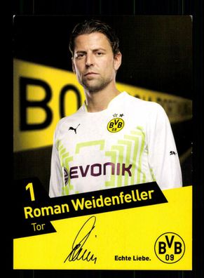 Roman Weidenfeller Druck Autogrammkarte Borussia Dortmund 2014-15