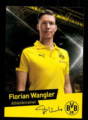 Florian Wangler Druck Autogrammkarte Borussia Dortmund 2016-17