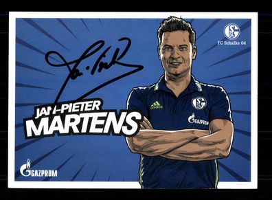 Jan Pieter Martens Autogrammkarte FC Schalke 04 2016-17 Original Signiert