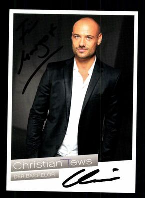 Christian Tewes Der Bachelor Autogrammkarte Original Signiert ## BC 184515