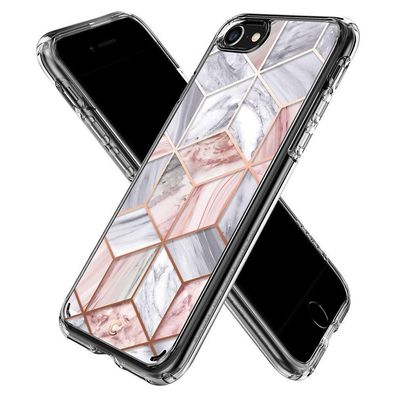 Spigen Ciel Luxus Schutzhülle Back Case für iPhone 7/8/ SE 2020 Pink Marmor