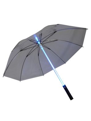 LED Regenschirm transparent und durchsichtig mit Beleuchtung in bunten Farben
