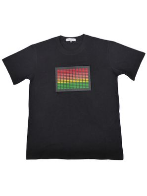 LED T-Shirt (Männer) mit EL Panel Motiv Equalizer