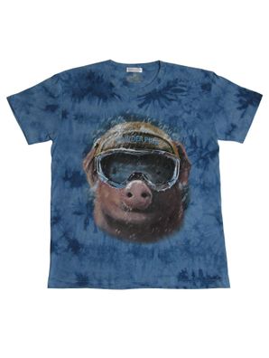 T-Shirt mit hochwertigem 3D Motiv Druck Motiv: Wild Pig