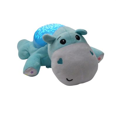 LED Lampe Nilpferd Hippo mit Sternenhimmel Musik Einschlafhilfe Tischlampe Tischleu