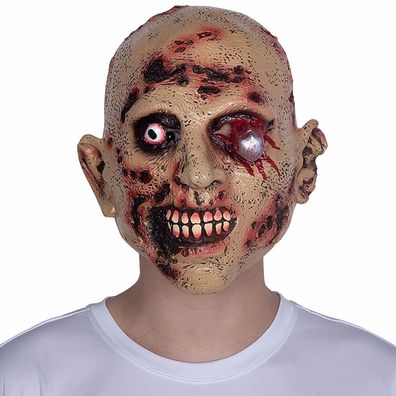 Horror Maske als Partymaske Narbengesicht für Halloween Karneval Fastnacht