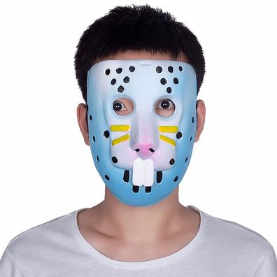 originelle Fasching Karneval Fastnacht Gesichts-Maske als niedlicher Party Hase