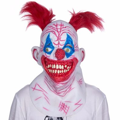 Joker Clown Horror Maske als Party-Maske Verkleidung für Halloween Karneval Fastnacht