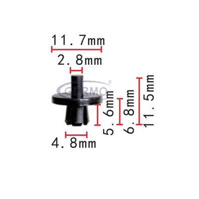 10 x Mercedes 0019902292 Spreitzniet Befestigungs-Clips passgenau