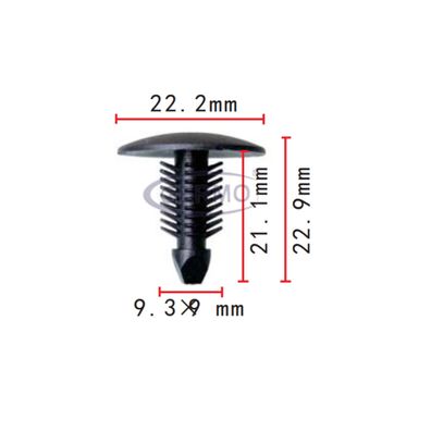 20 x 1301019808 Befestigungs-Clips Stopfen Verkleidung Fiat Citrön Peugeot