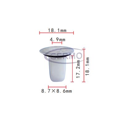 10 x 9018906029 Befestigungs-Clip Druckknopf Klammer Tülle Clips Toyota