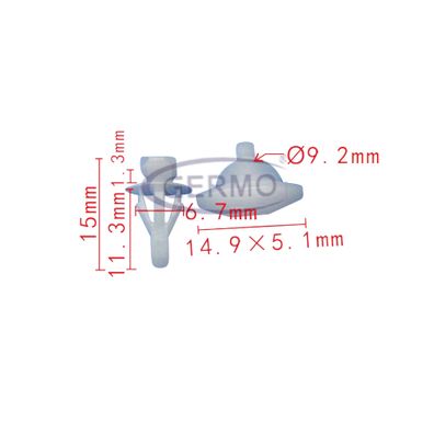 10 x 8213227100 Befestigungs-Clip Druckknopf Klammer Clips passend für Hyundai