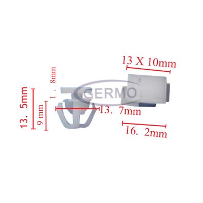 10 x 8775838000 Befestigungs-Clip Druckknopf Klammer Clips passend für Hyundai / Kia