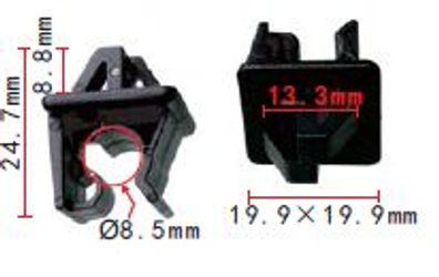 2 x 8117421010 Befestigungs-Clip Druckknopf Klammer Clips passend für Hyundai