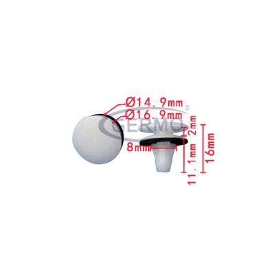 10 x 924852H000 Befestigungs-Clip Druckknopf Klammer Clips passend für Hyundai