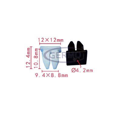 10 x 1491305030 Befestigungs-Clip Druckknopf Klammer Clips passend für Hyundai