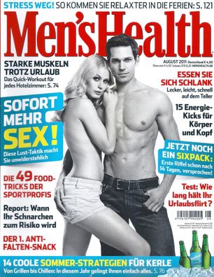 Men´s Health - August 2011 Sofort mehr Sex! #