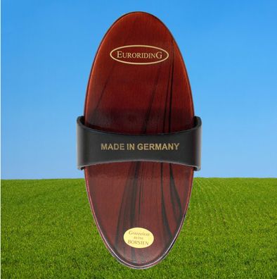 Euroriding Kardätsche, 100% reine Borsten, Holzrücken, made in Germany