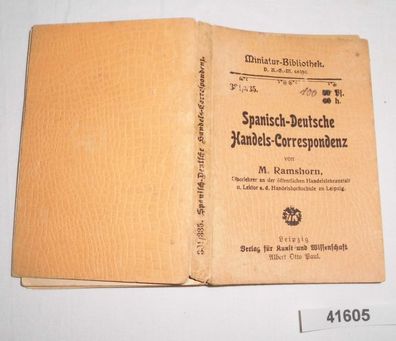 Spanisch-Deutsche Handels-Correspondenz (Miniatur-Bibliothek DRGM 68598 331/335)