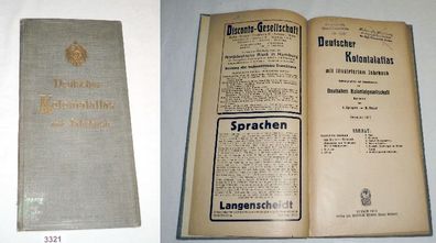 Deutscher Kolonialatlas mit illustrierten Jahrbuch Ausgabe 1911 - Auf Veranlassung de