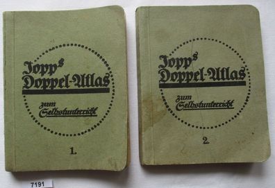 Jopps Doppel-Atlas zum Selbstunterricht - Band I und II. in Zwei Bänden