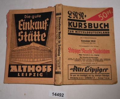 LNN - Kursbuch für Mitteldeutschland Sommer 1941