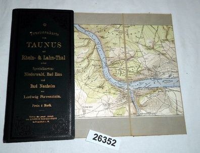 Touristenkarte vom Taunus mit Rhein- & Lahn-Thal nebst Specialkarten: Niederwald, Bad