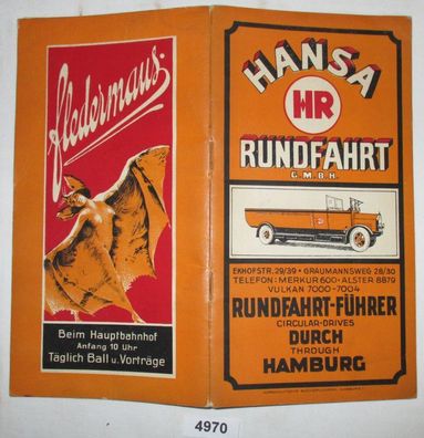 Hansa Rundfahrt G.m.b.H. - Rundfahrt-Führer durch Hamburg (Circular-Drives through Ha