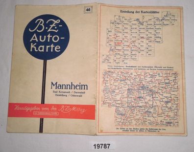 BZ-Karte 46: Mannheim / Bad Kreuznach / Darmstadt / Heidelberg / Odenwald