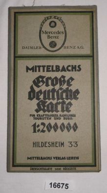 Mittelbachs Große deutsche Karte für Kraftfahrer, Radfahrer, Touristen und Büro Nr. 3